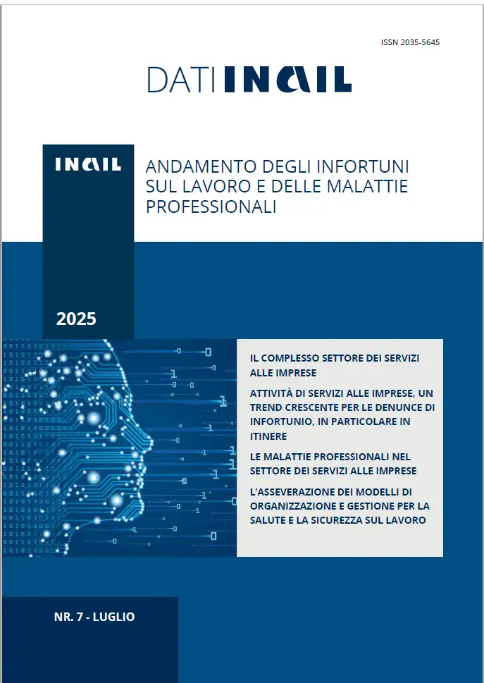 Dati INAIL 07/2025 - Il complesso settore dei servizi alle imprese Dati INAIL 07/2025 - Il complesso settore dei servizi alle imprese